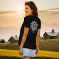thumbnail image 3 of Camiseta Bwnilimeizn Be Kind para mujer de manga corta C-Black 5XL, 3 of 7