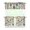 cfcl-508, variant on Vintage Bohemian Curtains 24" Short - 3 Panel Rustic Floral Farmhouse Set with Wildflowers, Country Rod Pocket Treatment