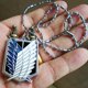 thumbnail image 3 of Attack On Titan Collar/Llavero The Wings Of Freedom Survey Corps Punk Collar/Llavero Regalo Para Anime Fan Cómic Japonés Noticed AP006275-01, 3 of 6