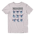 thumbnail image 2 of Disney Lilo & Stitch Mood Faces Chart Mens T-Shirt (Ice Grey, S-XXXL), 2 of 4