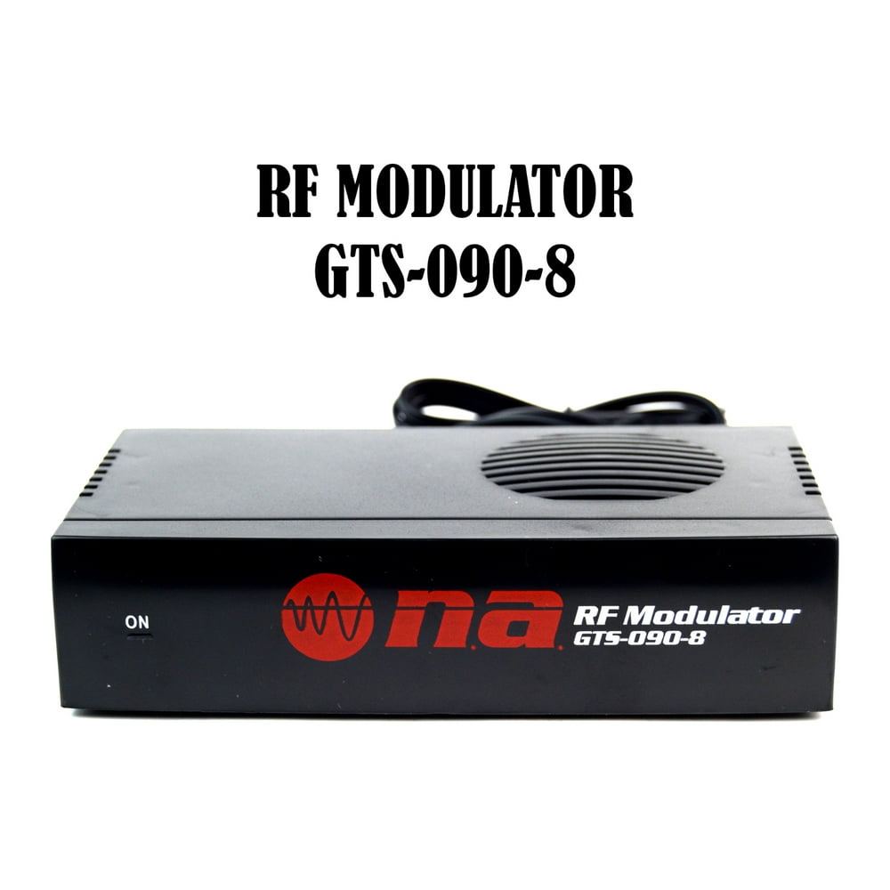 Universal RF Modulator RCA Audio Video to Coaxial Coax F With S Video