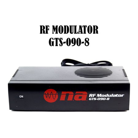 Universal RF Modulator RCA Audio Video to Coaxial Coax F With S