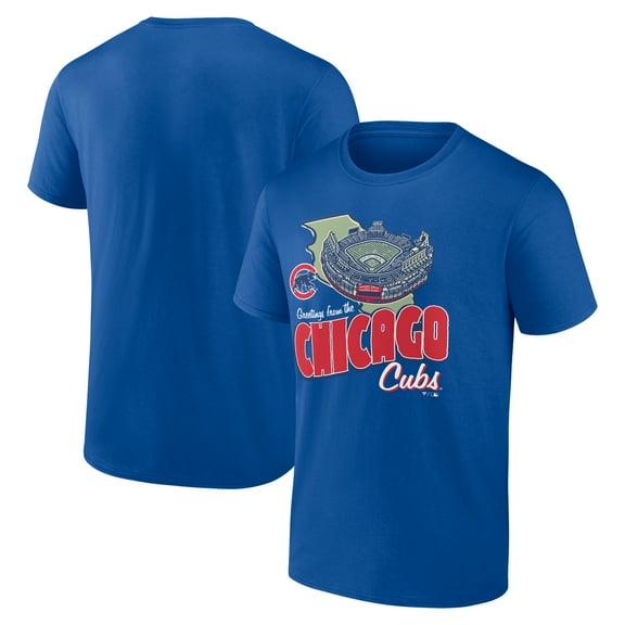 Men's Royal Chicago Cubs Home Stadium T-Shirt