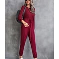 thumbnail image 2 of Mono con pantalones de manga larga para mujer,Mono con pantalones de manga larga Ropa de mujer Mono para mujer Características de vanguardia, 2 of 6