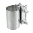 thumbnail image 4 of Unique Bargains 1pcs Universal Car Exhaust Pipe Sleeve Connector Clamp Coupler 2” Replacement, 4 of 7