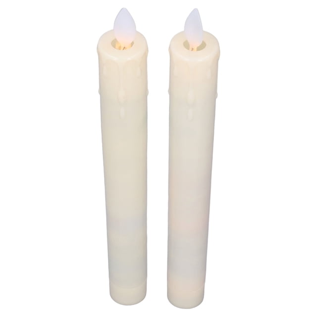 Luz de Vela, 2 Piezas de Velas LED, Herramienta de atmósferas de Fiesta de cumpleaños de plástico, Velas LED cálidas, Rendimiento Confiable