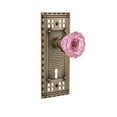 thumbnail image 4 of Nostalgic Warehouse Cracrp_Dd_Kh Craftsman Solid Brass Rose Dummy Door Knob Set - Grey, 4 of 5