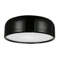 thumbnail image 2 of CWI Lighting Campton 3 Light Drum Shade Contemporary Metal Flush Mount in Black, 2 of 6
