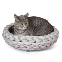 K&H Pet Products Knitted Pet Bed Gray 17 X 4 Inches