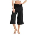thumbnail image 1 of Pantalons Courts d'Été Décontractés pour Femmes avec Poches, 1 of 5