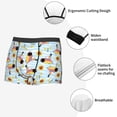 thumbnail image 4 of KLL Submarine With Fishes Undersea Men's Cotton Boxer Briefs Underwear-XX-Large, 4 of 8