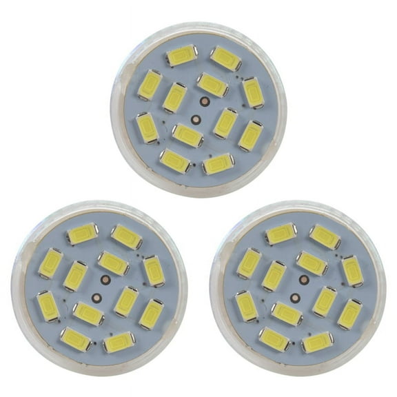 3X 6W GU4(MR11) LED Spotlight MR11 12 SMD 5730 570 DC 12V, White