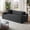Dark Gray, variant on S-HOME Boneless 3 Seater Sofa in Soft Fabric No Assembly Needed Ideal for Compact Living Rooms and Apartments，Black