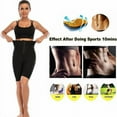 thumbnail image 2 of FYCONE Women Sauna Sweat Pants Hot Fitness Exercise Leggings High Waist Slimming Workout Waist Trainer Capris W Adjustable Hooks, 2 of 8
