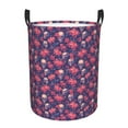 thumbnail image 2 of Cauagu red Skull flower for Laundry Basket,Collapsible Organizer Basket for Storage Bin Toy Bins Gift Baskets Bedroom Clothes Children Nursery Hamper -Medium, 2 of 7