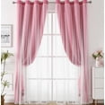 thumbnail image 4 of Cortina Blackout De 2 Panel Con Estrellas De 132x213cm Modelo Rosa, 4 of 4