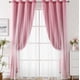 thumbnail image 4 of Cortina Blackout De 2 Panel Con Estrellas De 132x213cm Modelo Rosa, 4 of 4