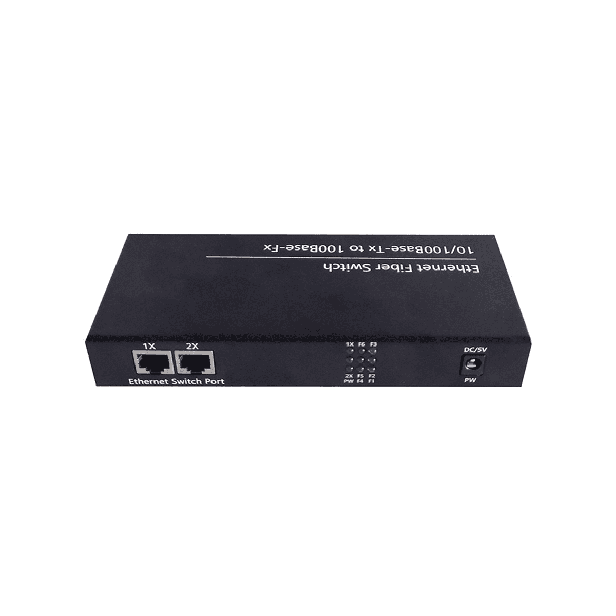 6Port 10/100M Ethernet Switch 6 Fiber Port 25KM 2UTP RJ45 Fiber Optical Transceiver Optical Media Converter US Plug