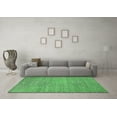 thumbnail image 3 of Ahgly Company Indoor Square Oriental Emerald Green Industrial Area Rugs, 7' Square, 3 of 4