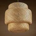 thumbnail image 2 of ELE Light & Decor ELE-BG070720D50 Drusilla 1-Light Brown Pendant Light, 2 of 8