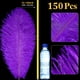 thumbnail image 2 of Plumas de avestruz Berlune, color morado, 30-35 cm, 150 unidades, 2 of 6