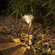 thumbnail image 3 of Luces solares de diamante, luces LED para césped, luces de jardín exteriores a prueba de lluvia, luces para césped, farolas para jardines de villas (luz cálida), 3 of 5