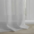 thumbnail image 5 of Madison Park Rosette Floral Embellished Cuf Tab Top 1-Piece 50x63 Solid Curtain Panel, Grey, 5 of 5