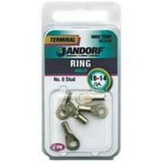 Jandorf 60898 Ring Terminal, 16 to 14 AWG Wire, #8 Stud