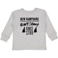 thumbnail image 3 of Inktastic New Hampshire Awesome Since 1788 Boys or Girls Long Sleeve Toddler T-Shirt, 3 of 5