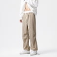 thumbnail image 3 of 2024 Spring New Fashion Straight Casual Men's pants Elastic Waist Slim Fit Man Sweatpants Harajuku Autumn Drawstring Trousers, 3 of 6