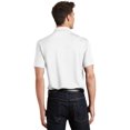 thumbnail image 2 of Port Authority Poly Charcoal Blend Pique Polo-S (White), 2 of 6