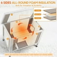 thumbnail image 5 of PETSCOSSET Outdoor Cat House Insulated Feral Cat House with Openable Roof, 5 of 9