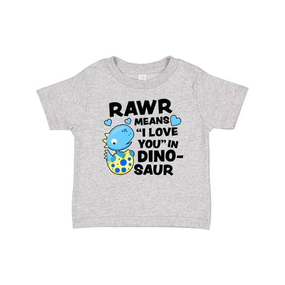 Inktastic Rawr Means I Love You in Dinosaur Valentine Boys or Girls Baby T-Shirt