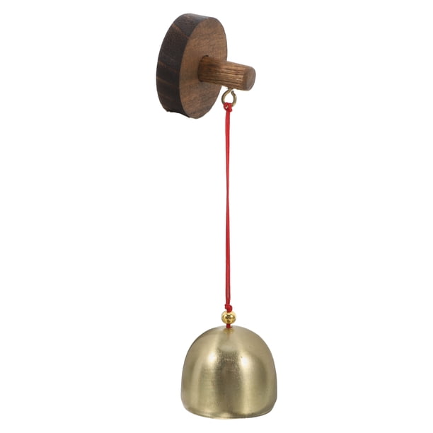 Timbre de madera para comerciantes, para abrir puertas, decorativo, colgante, para negocios, al entrar, timbre antiguo para el porche de casa