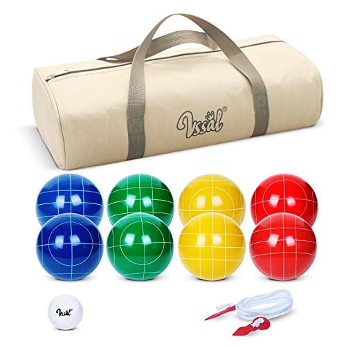 Bocce Balls Set 90mm for Backyard Lawn Beach Outdoor Family Bocci Yard