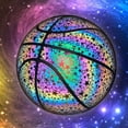 thumbnail image 2 of Reflective Basketball Wear-resistant Cool Glowing Luminous Colorful Basketball for Adults, 2 of 6