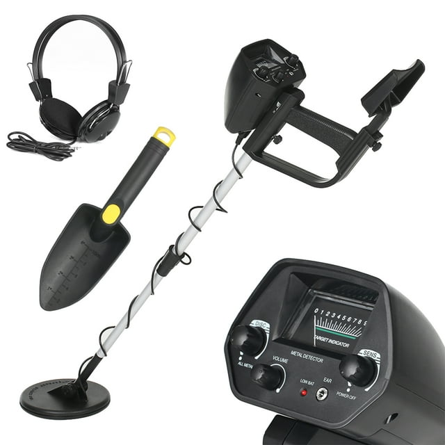 Detector de Digitaces Detector de Metales subterráneo para niños Detectores de oro buscador de tesoros Detector de circuito de Metal con auriculares y pala de plástico 1 1