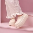 thumbnail image 4 of Women Fuzz Lined Clogs Cushion Platform Lightweight Winter House Shoes Slip-on Closed-Back Bedroom Slippers for Indoor Outdoor, 4 of 14