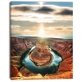 thumbnail image 2 of Horseshoe Bend At Sunset - Oversized Landscape Canvas Art, 2 of 3