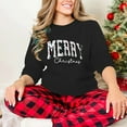 thumbnail image 6 of Neewe Women's Oversized Sweatshirt Christmas Crewneck Long Sleeve Casual Loose Pullover Tops, 6 of 8