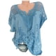 thumbnail image 3 of Gibobby Casual Playera de Manga Corta para Mujer Camiseta manga corta con cuello redondo verano para mujer(Azul,XL), 3 of 4