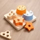 thumbnail image 1 of Puntoco Juguetes de madera para educación temprana con formas geométricas, conjuntos de columnas para mejorar la cognición, cinco juegos de bloques de columnas, juguetes de rompecabezas de combina, 1 of 5