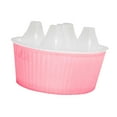 thumbnail image 3 of Miulika Flower Pot Planters Organizer Water Level Indicator Plant Containers,Hydroponics Flower Pot for 14cm Bulb Kitchen Indoor Pink, 3 of 9