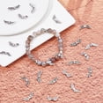 thumbnail image 4 of 12 Style 180Pcs Metal Angel Wing Beads Tibetan Alloy Beads Antique Silver Dragonfly Beads Angel Wing Spacer Beads for Jewelry Making Hole: 1-2mm, 4 of 6
