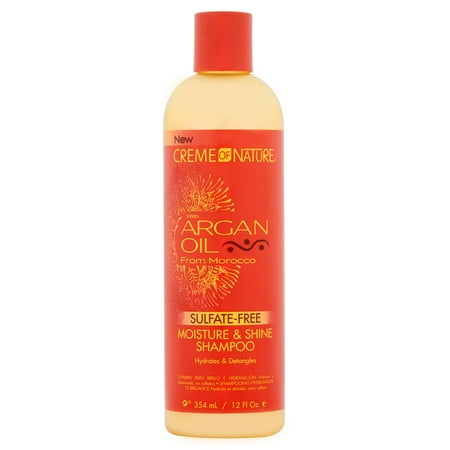 Creme of Nature Huile d'Argan Shampooing Moisture & Shine, 12,0 FL OZ