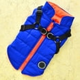 thumbnail image 4 of Aosijia Dog Coat with Harness Winter Warm Turtleneck Fleece Dog Vest Jacket Zipper 2 in 1 Outfit Windproof Cold Weather Pet Clothes for Medium Large Dogs, 4 of 8