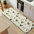 thumbnail image 5 of Beige Chicken Sketch Pattern Kitchen Rug Mat,Kitchen Runner Rugs Non Skid Washable,Decorative Kitchen Floor Mats for Kitchen,Sink,Laundry,17"x47.2", 5 of 7