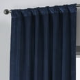 thumbnail image 4 of Astrology Blue Vintage Cotton Velvet Curtain (1 Panel), Astrology Blue, 50W X 84L, 4 of 6