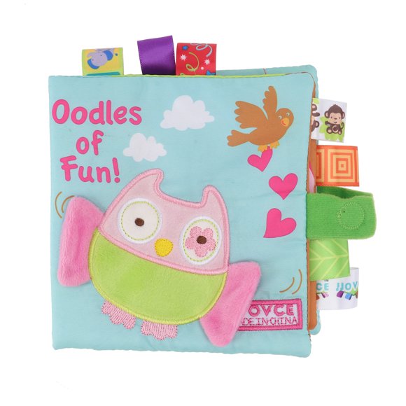 MasteelfCA Animal Embroidery Toy Oodles Owl Book Educational Toy for Baby Girl Boy (Randmo Color)