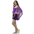 thumbnail image 3 of Moomaya Open Front Printed Shrug Printed Kimono Sleeve Beach Cover Up For Women, 3 of 5